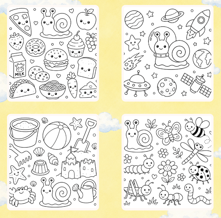 Sheldon the Snail Coloring Book