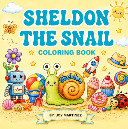 Sheldon the Snail Coloring Book