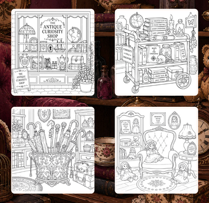 The Antique Curiosity Shop Coloring Book