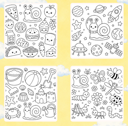 Sheldon the Snail Coloring Book