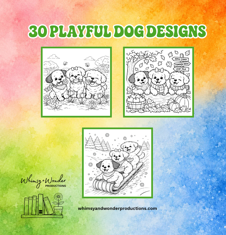 Nala, Roxi & Coco: Seasonal Coloring Book