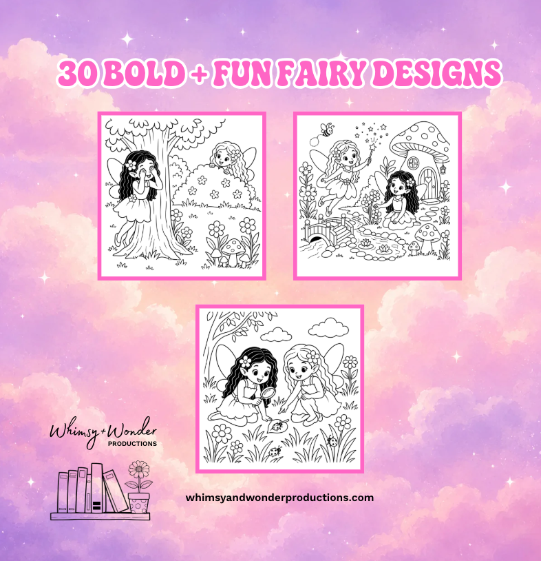 Izzy & Belle: Fairy Fun Coloring Book
