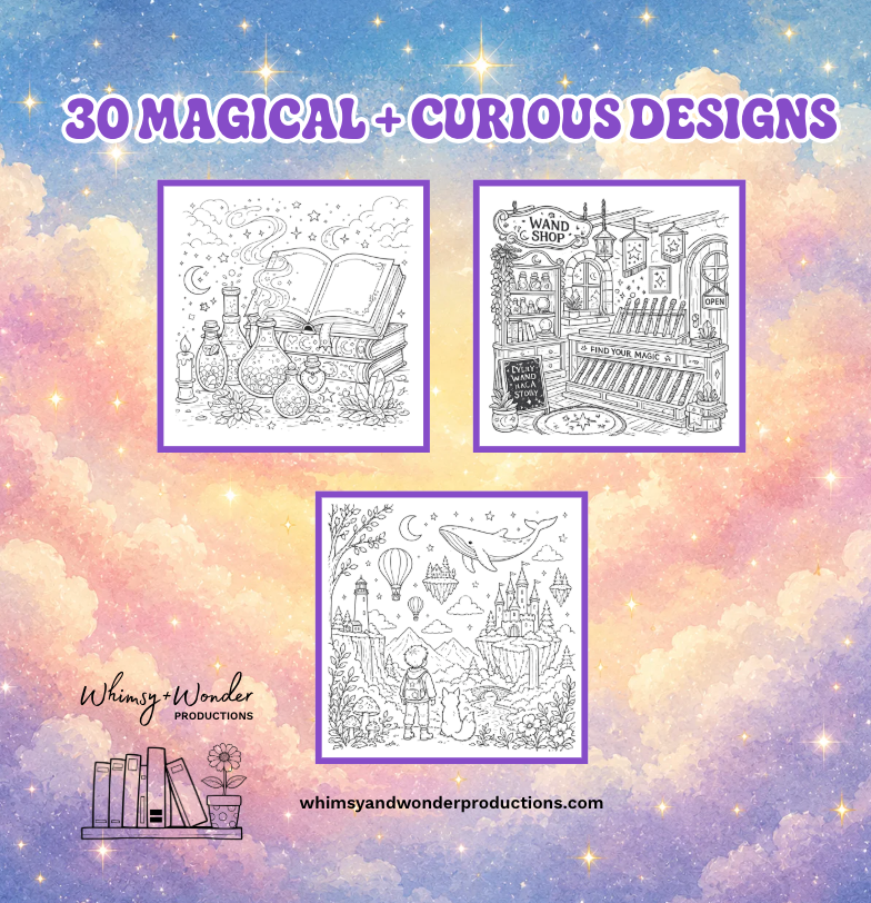 Full of Whimsy Coloring Book